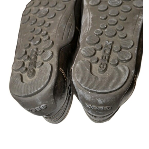 GEOX Respira Giona Brown Leather Loafers Driving Shoes Mens US 9 / EU 42 Slip On main image 7